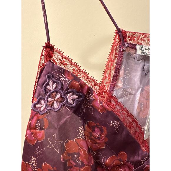 Free People Intimately NWT Silky Floral Tank - Picture 5 of 6